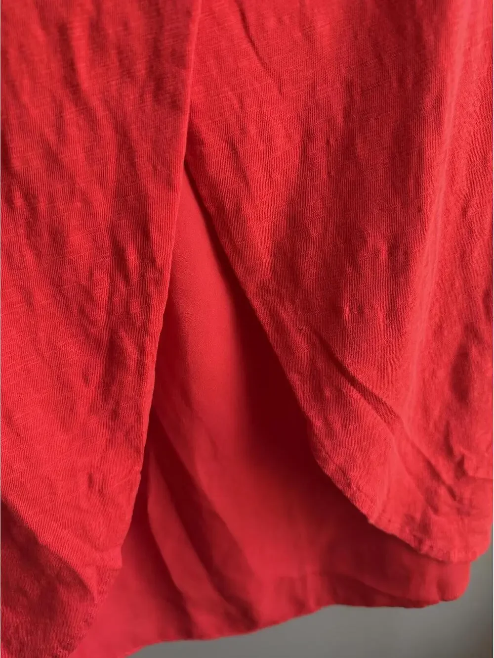 Talbots cotton blend shirt with layered back detail
